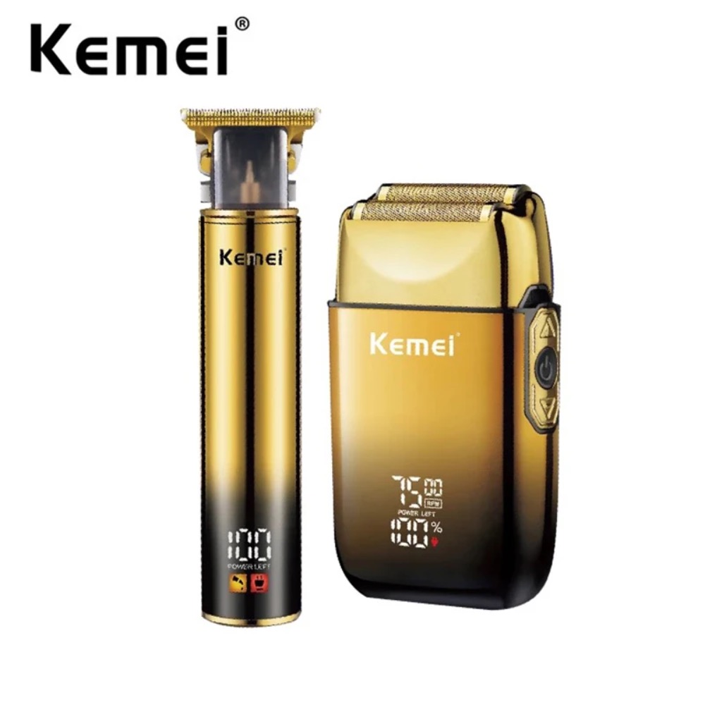 Men'S Grooming Razor Kit - Kemei Hair Trimmer Electric Razor Foil
