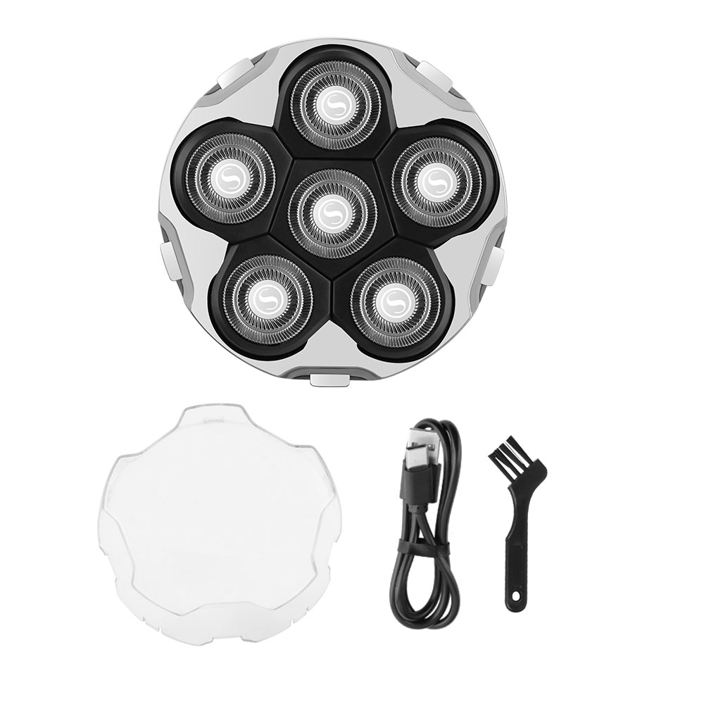 Men'S Grooming Razor Kit - HIENA HYN-702 6 Head Electric Shaver