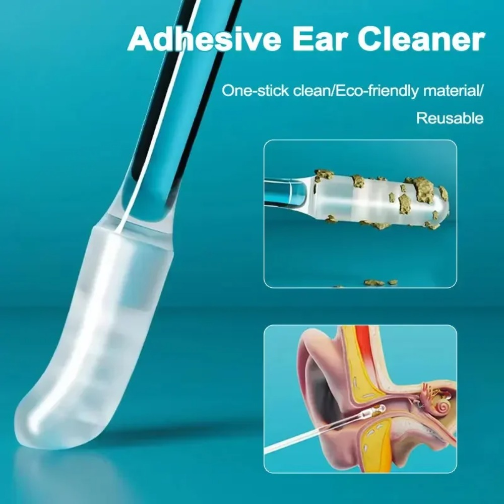 Ear Wax Remover - 24Pcs Disposable Silicone EarWax Remover sticky