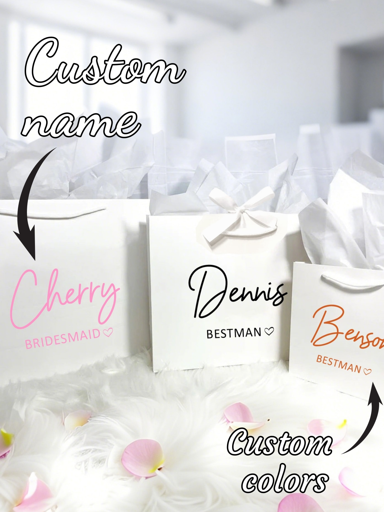 Men'S Grooming For Wedding - 1pc Custom Wedding Bridesmaid Best Man
