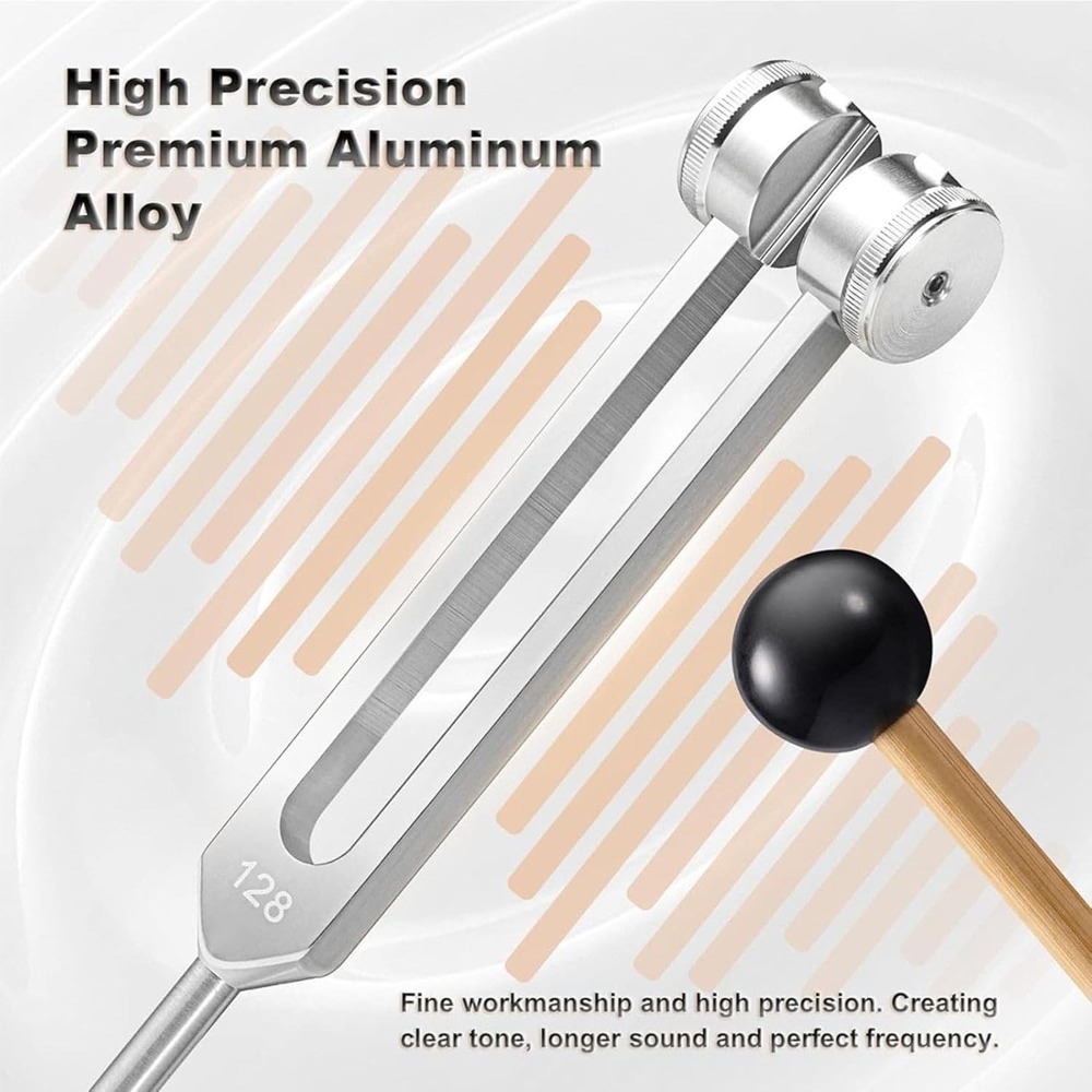 128Hz Tuning Fork Set - Stainl - Ear Wax Remover review and price