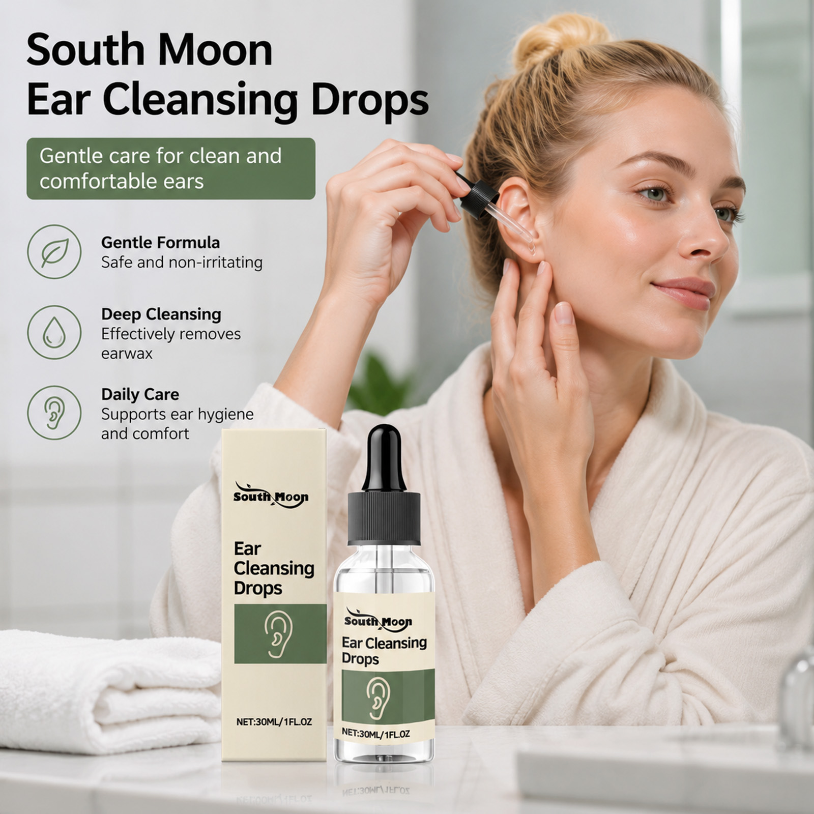 Ear Cleansing Drops Gentle Ear - Ear Wax Remover review and price