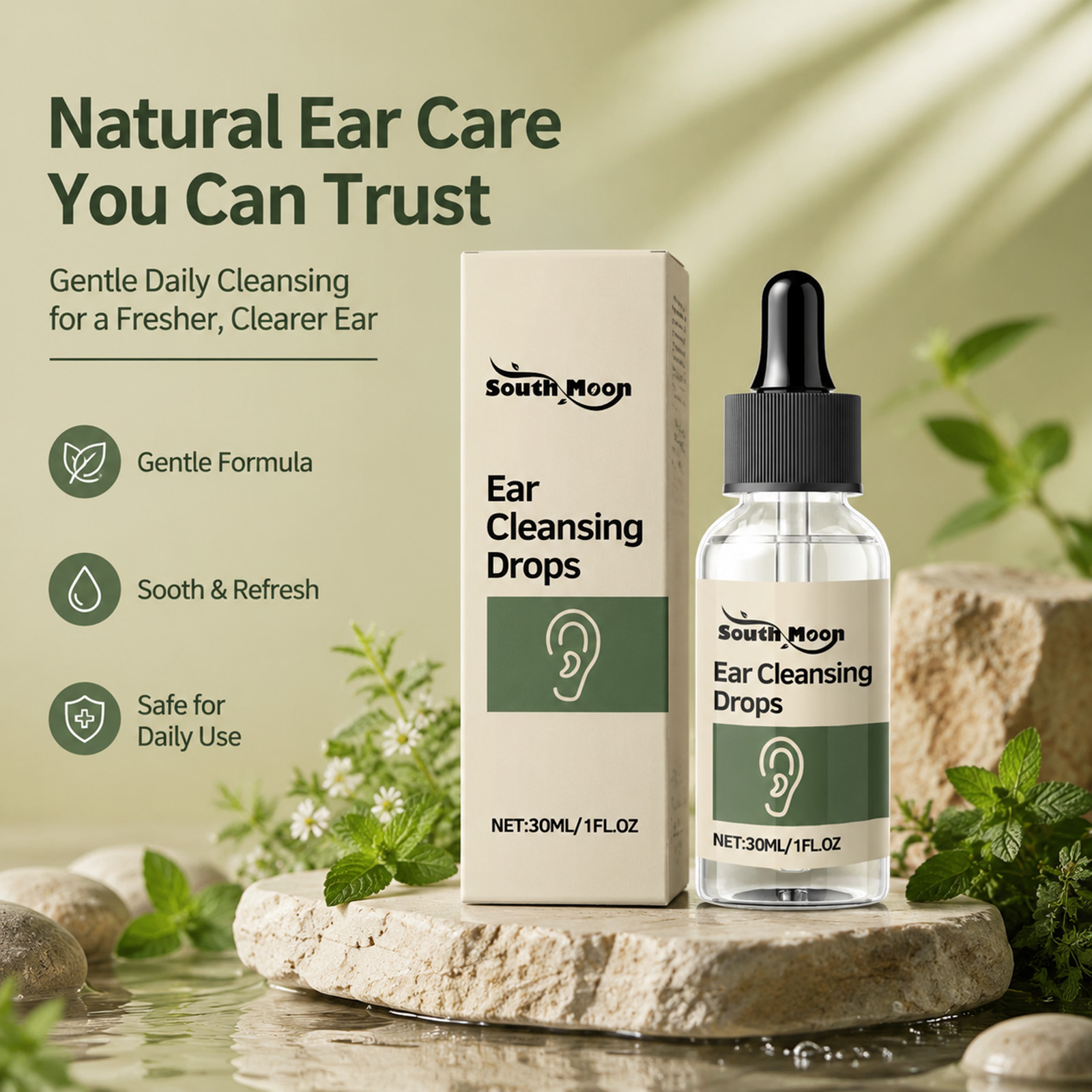 Ear Cleansing Drops Gentle Ear - Ear Wax Remover review and price