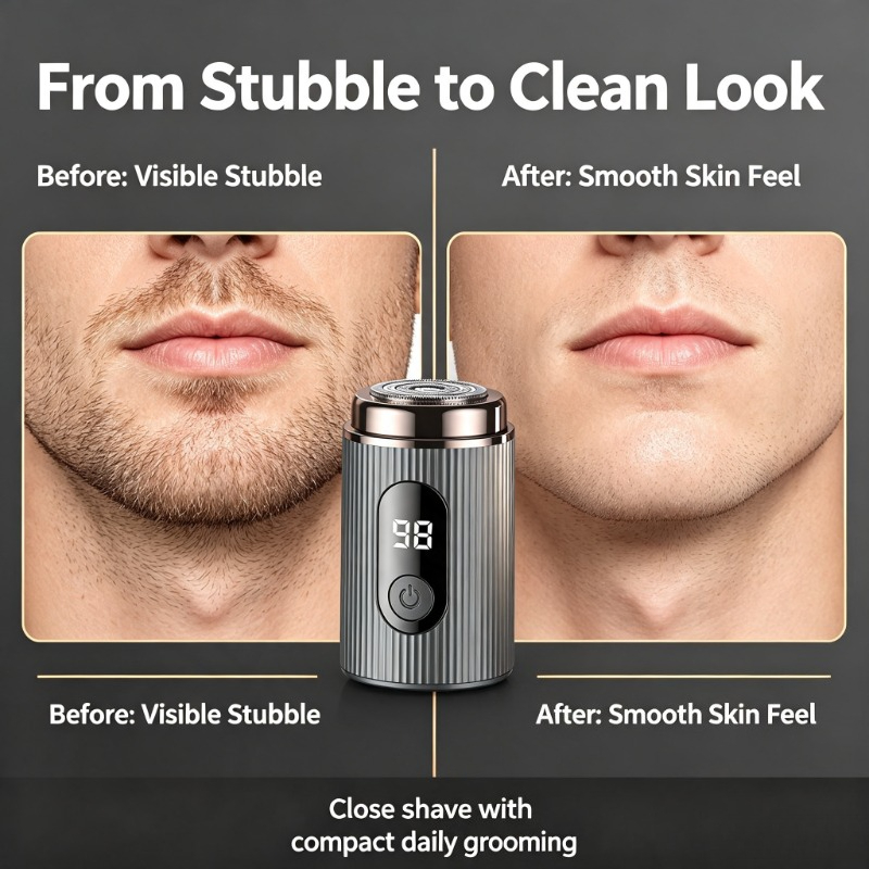 2026 Mini Electric Shaver Port - Men'S Grooming Razor Kit review and price