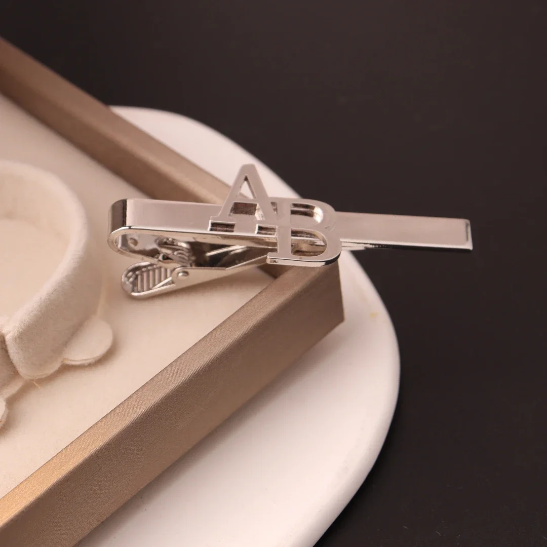 Custom Initial Tie Clip for Gr - Men'S Grooming For Wedding review and price