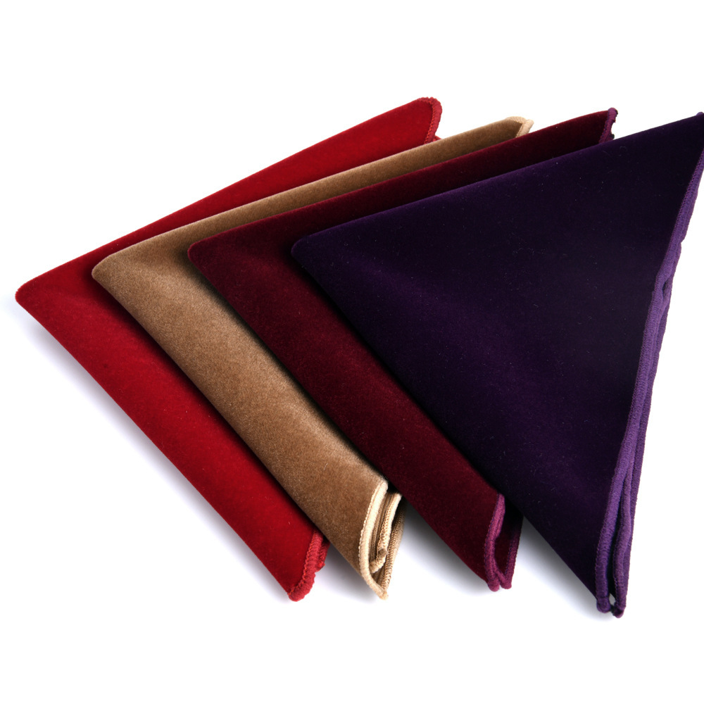23cm Men's Velvet Pocket Squar - Men'S Grooming For Wedding review and price