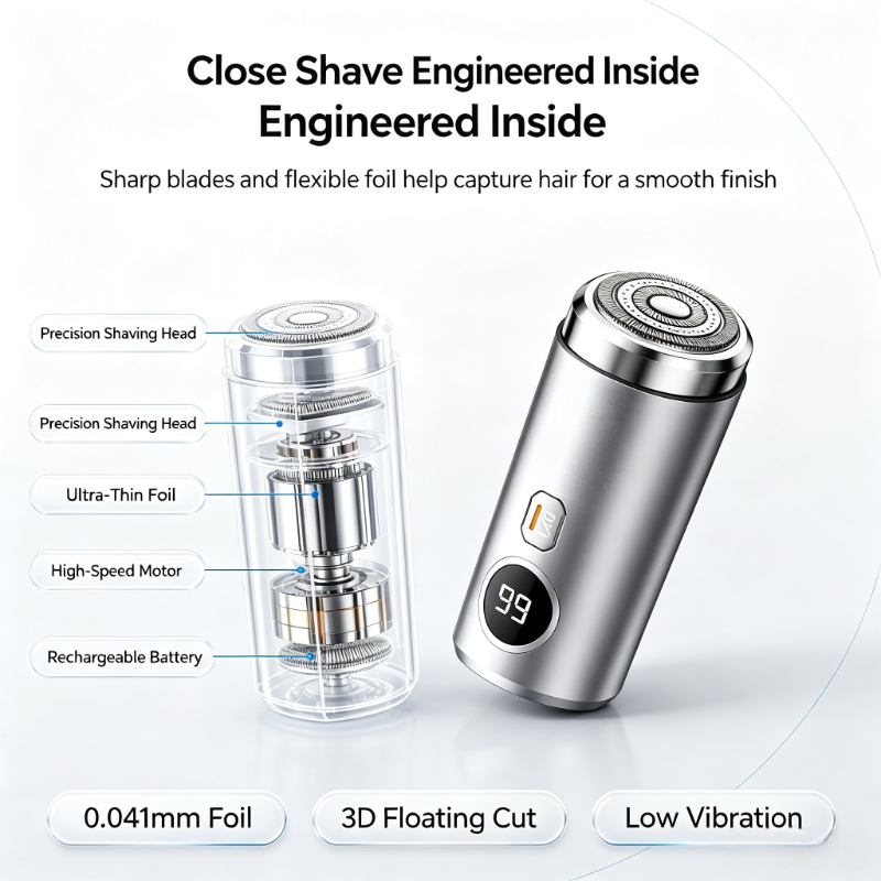 IPX7 Waterproof Pocket Sized E - Men'S Grooming Razor Kit review and price